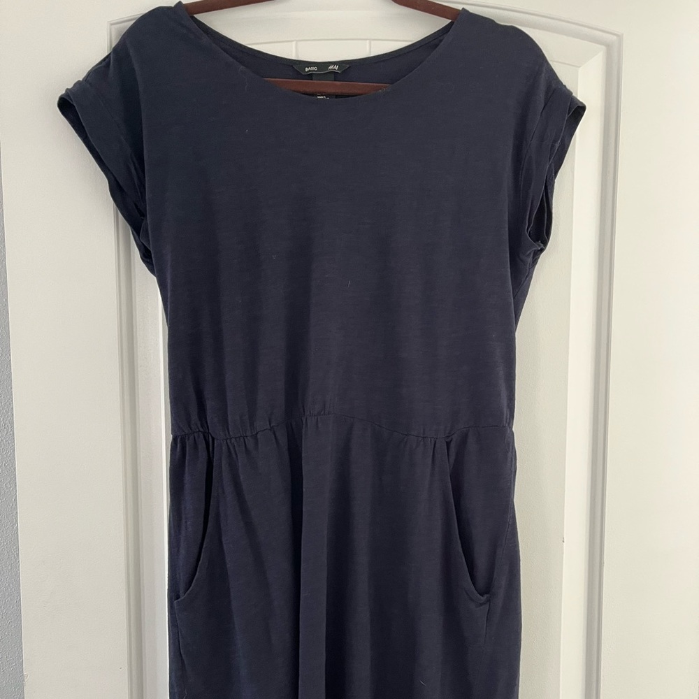 H&M Basic Navy Cotton Dress